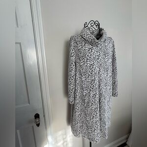 Tyler Boe Leopard Print Dress with 2 hidden front pockets